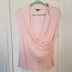 Brooks Brothers XL Light Pink Sleeveless Blouse